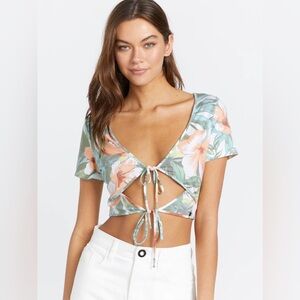 NWT - Volcom Had Me At Aloha Top (Reversible) - Size S